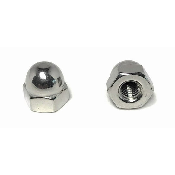 10-32 Écrous de Bouchon de Gland 18-8 Acier Inoxydable (25 Pcs)