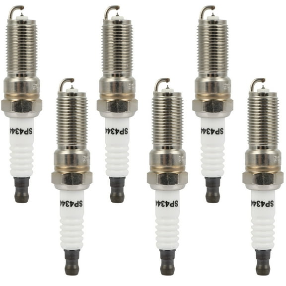 SCITOO Spark Plugs 4344 Platinum Iridium for Chevrolet for Silverado 1500 & for Ford for Fusion & for GMC Sierra & for Lincoln MKZ & for Buick Rainier & for Saab 9-7x & for Isuzu 5019 5476 90220