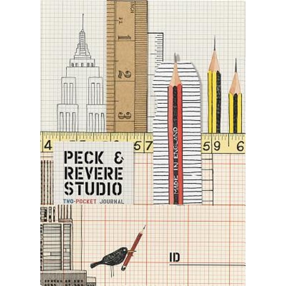 Pre-Owned Peck & Revere Studio Two-Pocket Journal (Hardcover 9781419718083) by Andrea Beaty