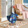 thumbnail image 4 of Cififendec Tropical Porch Goose Outfit, Rainforest Vibrant Hawaiian Shirt Costume for 23" Goose Figurine Outdoor Patio Garden Beach Themed Decor Accessory, 4 of 5
