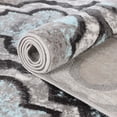 thumbnail image 5 of Superior Viking Trellis Indoor Large Area Rug, 7' x 9', Turquoise, 5 of 6