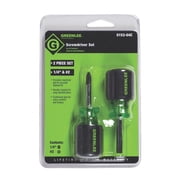 Greenlee 2 Piece Stubby Screwdriver Set