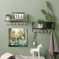 thumbnail image 2 of Bathroom floral wall art modern home decoration floral canvas print for bathroom living room dining room, 2 of 5