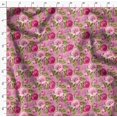 thumbnail image 4 of Soimoi Polyester Crepe Fabric Leaves & Peony Floral Decor Fabric Printed Yard 42 Inch Wide, 4 of 5