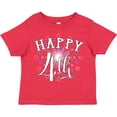 thumbnail image 3 of Inktastic Happy 4th- Fourth of July Firework Boys or Girls Toddler T-Shirt, 3 of 5