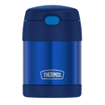 thumbnail image 3 of THERMOS FUNtainer 10oz Navy Food Jar + Roots Insulated Blue Lunch Bag – Kids Lunch Bundle, 3 of 3