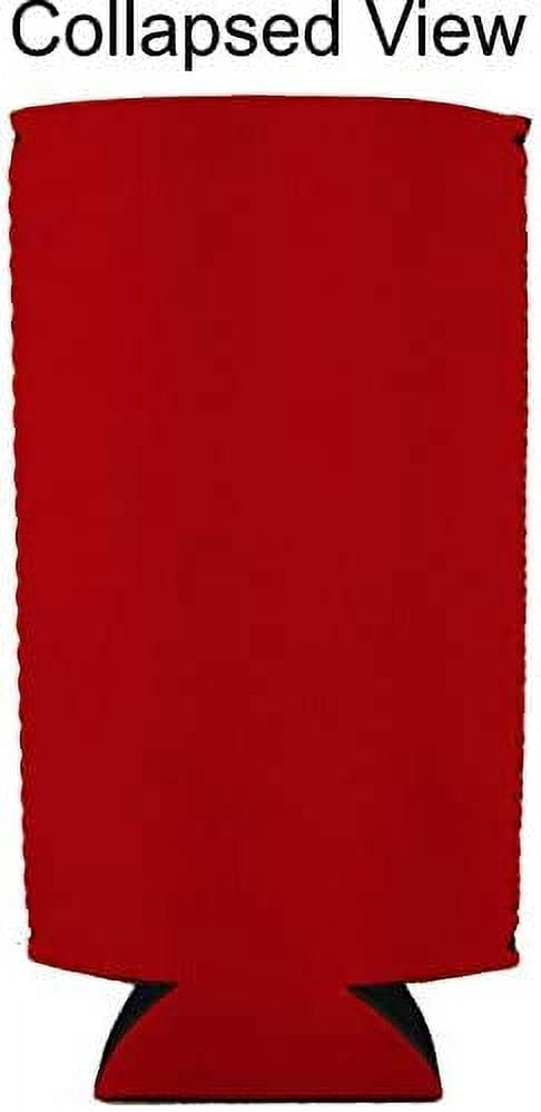 Blank Neoprene 24 oz. Can Coolie (12 Pack, Red