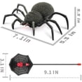 thumbnail image 5 of Allaugh Remote Control Joke Spider Toys Halloween Scare Robot Prank Fake Scare Robot Climbing Car with 8 Legs Realistic, 5 of 7