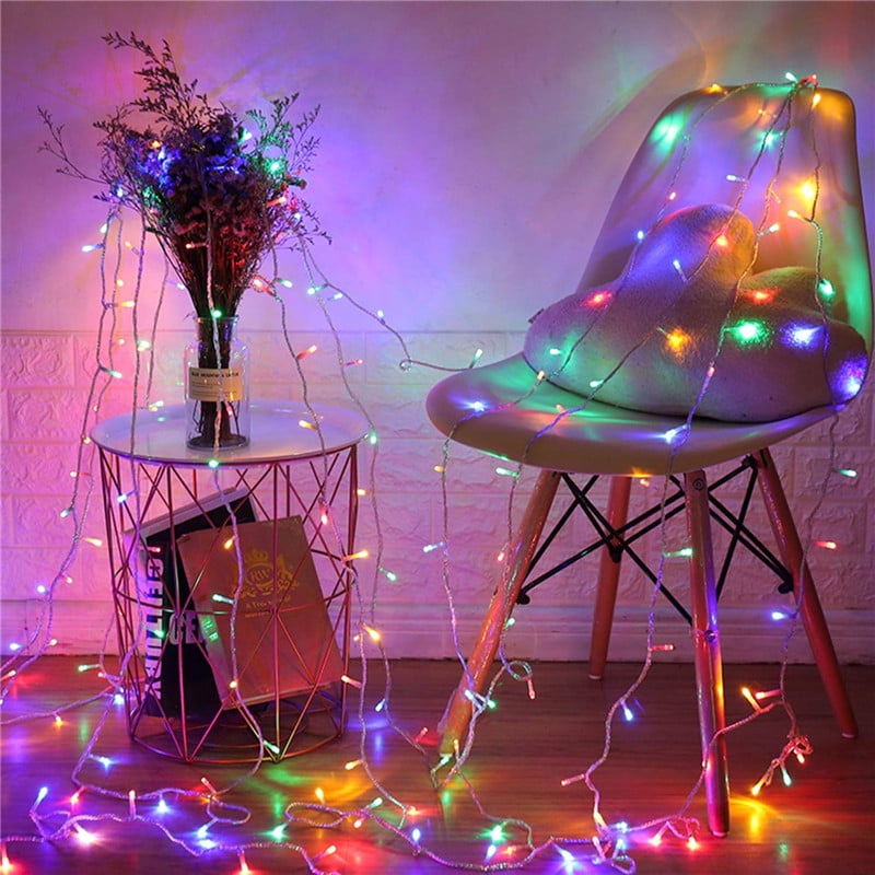 colorful string lights for bedroom