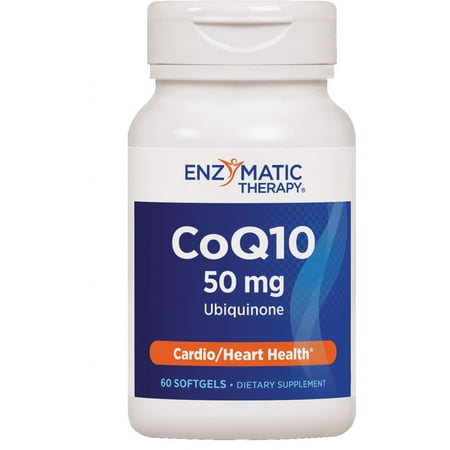 Enzymatic therapy coq10 50 mg softgels, 60 ct