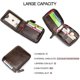 thumbnail image 2 of Leather Bifold Zipper Wallet for Men Travel Purse Pouch Gift, 2 of 4