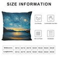 thumbnail image 5 of Autua Stars Mountain Water Graphic Decorative Throw Pillow Cover Home Couch Living Room Sofa Bedroom - Pack of 1 12x12in, 5 of 5
