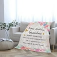 thumbnail image 3 of LHSHID Daughter Birthday Gift Blanket Flannel Soft and Comfortable Anti static Bed Sofa Blanket 50x60in, 3 of 6