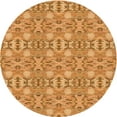 thumbnail image 1 of Ahgly Company Machine Washable Indoor Round Transitional Beer Orange Area Rugs, 7' Round, 1 of 7