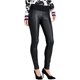 thumbnail image 1 of INC Womens Crackle Front Casual Leggings, Negro, 14, 1 of 2