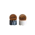 thumbnail image 1 of Round Marble Salt and Pepper Pots - Set of 2, 1 of 4