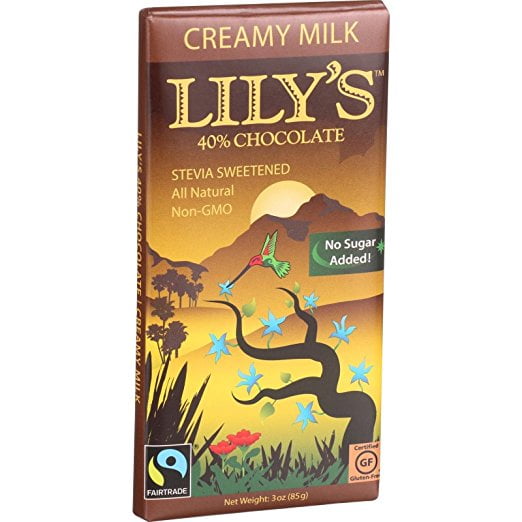 Lilly's Sweets Chocolate Bar Milk Creamy, 3 oz