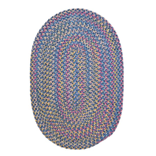 9' x 12' Oval Handmade Braided Rug