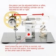 thumbnail image 4 of Stirling Engine Motor Kit Mini Hot Air Stirling Engine Motor Model Streaming Power Physics Experiment Educational Toy Learning Science Experiment Toys for Kids Students, 4 of 8