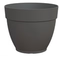 thumbnail image 1 of 12" Capri Campana Round Planter - Anthracite, 1 of 2