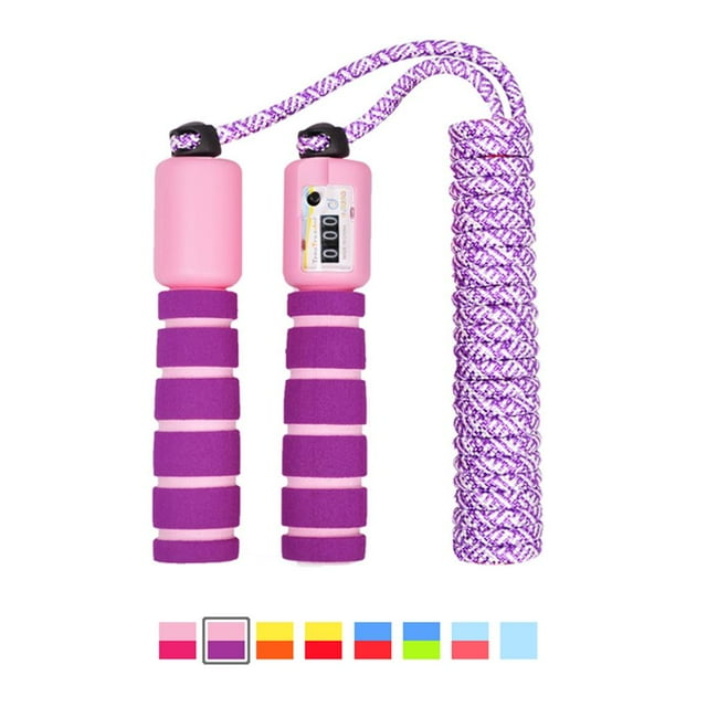 maskred Kids Children Automatic Counting Jump Rope Adjustable Length Skipping Skip Rope Fitness Exercise Gifts No.2