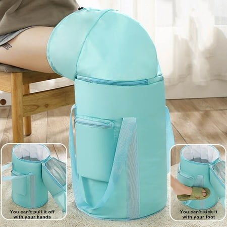 

Xinhuadsh 1 Set Foot Bath Bucket Foldable Foot Bath Basin Insulation Deepening Design Foot Bucket for Home Travel Camping
