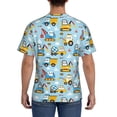 thumbnail image 2 of Rocae Building Truck for Men's Moisture-Wicking Crew Tee - T-Shirt for Sports, Outdoor Activities, and Casual WearLarge, 2 of 9