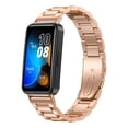 thumbnail image 1 of Correa de Acero Inoxidable y Silicona, Rectangular, Resistente al Agua, Deportivo, Compatible con Huawei Band 10 9 8, con Case, 1 of 5