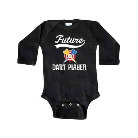 

Inktastic Future Dart Player Gift Baby Boy or Baby Girl Long Sleeve Bodysuit