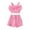 Pink, variant on ibuvkizy Toddler Girl Tank Top Sets Girl Outfits Clothes,Summer Halters Bow Tank Top Chain Shorts Set Fashion Girls Butterflys Machine Tank Top Shorts Set,Gifts for Her