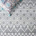 thumbnail image 6 of SAFAVIEH Natura Dashiell Geometric Area Rug, Charcoal/Ivory, 8' x 10', 6 of 8