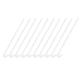 thumbnail image 1 of PTOOTP 12Pack Compact Vehicle Flagpole White PP Adjustable Angle Simple Design, 1 of 8