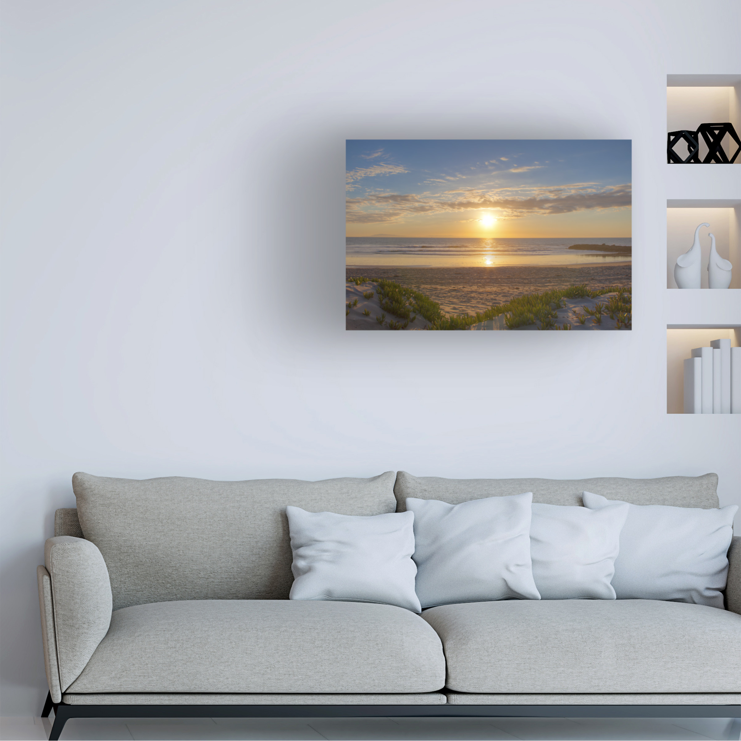 Trademark Fine Art "Pierpont Sunset" Canvas Art by Chris Moyer