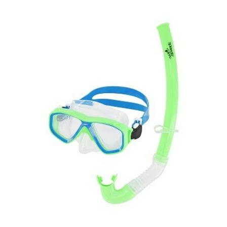 SPEEDO KIDS' SURF GAZER MS SNORKEL SET - CLOISONNÉ/CLEAR