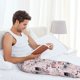 thumbnail image 5 of Balery Cat Pantalones de pijama para hombre, pijama ultraligero, pantalón de descanso-XX-Large, 5 of 6