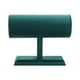 thumbnail image 2 of Organizador multiusos para diademas con barra en T, estable y suave, para cadena. terciopelo verde, 2 of 9