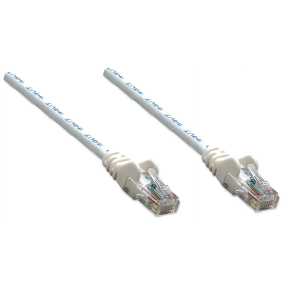 Intellinet Network Cable, Cat6, UTP, 100% Copper, 10 ft., White