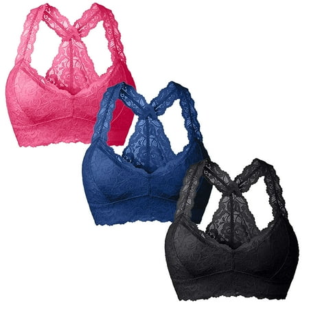 

Lingerie for Women New Women Plus Size Vest Crop Wire Free Bra Lingerie Sexy V Neck Underwear Lingerie S 3XL Bras for Women