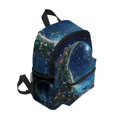 thumbnail image 2 of FORMRS School Backpack with Front Zippered Pocket 12" Student Travel Daypack, Floral Occean, 2 of 6