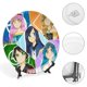 thumbnail image 4 of Funneh Krew Plato decorativo de porcelana fina (bone china), plato decorativo de cerámica para hogar, oficina, soporte de pared, platos decorativos para dormitorio - 6 pulgadas (15 cm), 4 of 6