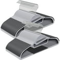 thumbnail image 1 of SONGMICS 50 Perchas de Plástico, Antideslizantes, Ahorro de Espacio, 41,5 cm de Largo, Gancho Giratorio 360º, Gris Claro y Gris Oscuro, 1 of 6