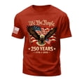 thumbnail image 5 of July 4th Shirts for Men Patriotic Girl American Flag Heart 4th July Red White Blue T-Shirt (Red,M), 5 of 5