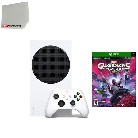Microsoft Xbox Series S 512GB All-Digital Video Game Console with Marvel’s Guardians of the Galaxy and Microfiber Cleaning Cloth