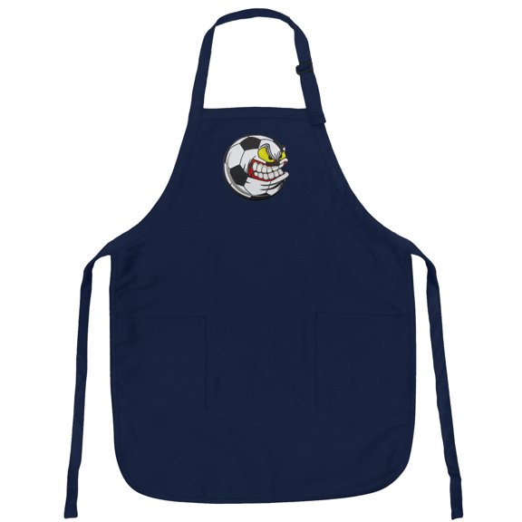 Soccer Fan Apron Grilling Barbecue Or Kitchen Crazy Soccer Aprons Famous Broad Bay Quality