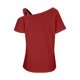 thumbnail image 3 of Puntoco Camisetas sin mangas para mujer Camiseta camisola de manga corta con hombros descubiertos y color liso para mujer Camiseta sin mangas holgada, 3 of 4