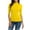 Yellow, variant on Womens Turtleneck Undershirts, Stretchy Fall Winter Elbow Length Slim Fit Long Sleeve Tops Yellow Size S