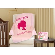 MonogramOnline Princess Custom Name Baby Blanket