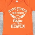 thumbnail image 4 of Inktastic Handpicked for Earth by My Nana in Heaven with Angel Wings Boys or Girls Baby Bodysuit, 4 of 5