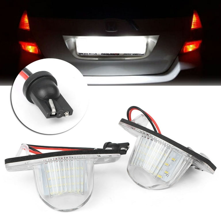 BFY 2Pcs White Car License Number Plate Light 18 LED Lamp For