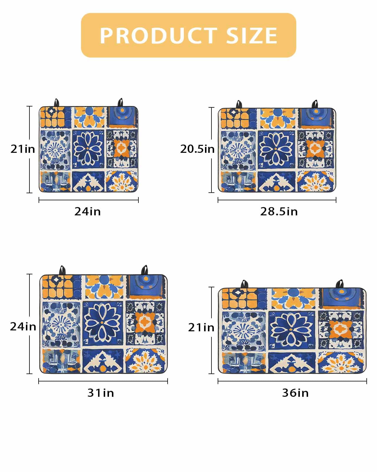 nqOlkjepod Large Induction Cooktop Protector Mat 36"x21", Colorful Flowers Stove Top Covers for Electric Stove, Vintage Country Abstract Plaid Art Stove Burner Cover Mats, Glass Top Stove Cover